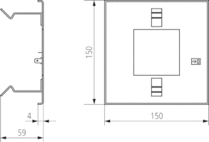 QuickFix square cover