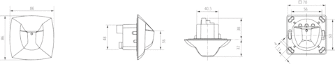 PresenceLight 180 PLLON WH