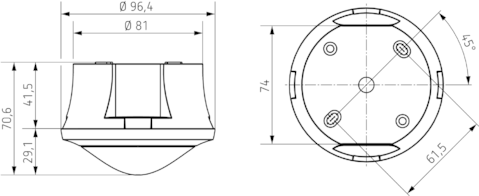 theMova S360 KNX AP WH