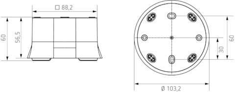 Surface frame 110A WH
