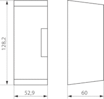 Wall mounting kit 35 mm