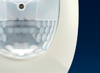 Theben wall-mounted presence detectors with semicircular detection area