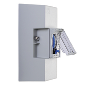 Wall mounting kit 17,5 mm - Terminal box cover plate for assembly, sealable