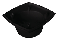 Surface frame compact BK - Presence detector surface frame