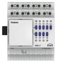 RME 8 T KNX - 8-way switching or 4-way blind actuator MIX2