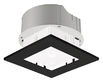 PlanoSet RQ EBK - Mounting set consisting of round flush-mounting box PlanoFix E, matching square cover PlanoCover and assembly
                                 parts
