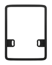 Spacer theLuxa P BK - Additional spacer for flexible installation (cable entry below, side, top and more space for cables)