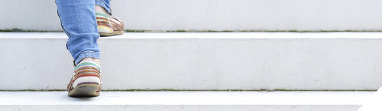 Motion detectors illuminate basement stairs safely and reliably Motion detectors illuminate basement stairs safely and reliably