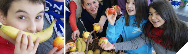 Frisches Obst macht Schule: Theben unterstützt EU-Schulfruchtprogramm