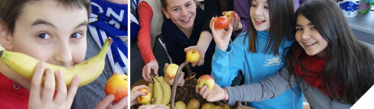 Frisches Obst macht Schule: Theben unterst眉tzt EU-Schulfruchtprogramm Frisches Obst macht Schule: Theben unterst眉tzt EU-Schulfruchtprogramm