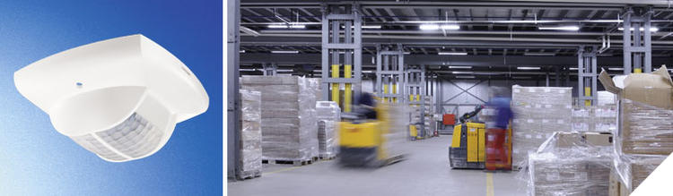 Energy-efficient lighting control with compact passimo presence detector