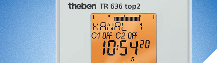 Digital time switch for wall-installation