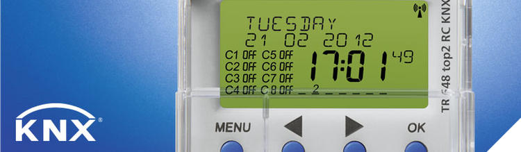 KNX time switch with yearly and Astro program KNX time switch with yearly and Astro program