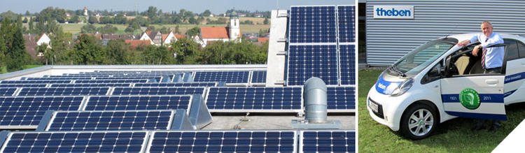 Photovoltaic systems, electric vehicles and Smart Metering solutions – Theben AG energy policy Photovoltaic systems, electric vehicles and Smart Metering solutions – Theben AG energy policy