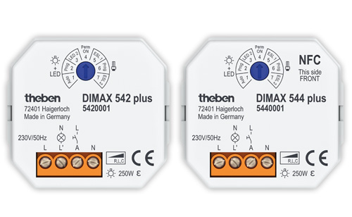 Unisversaldimmer DIMAX 542 plus und 544 plus